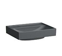 Meda lave-mains à poser sur plan face inférieure meulée graphite mat 450x350x80 - LAUFEN H8161117581121