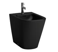 LAUFEN MEDA Bidet au sol, 1 trou pour robinetterie, avec trop-plein, 360x540x430mm, H8321117163021, Couleur: Noir Mat