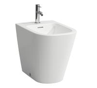 LAUFEN MEDA Bidet au sol, 1 trou pour robinetterie, avec trop-plein, 360x540x430mm, H8321117573021, Couleur: Blanc Mat