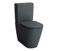 Laufen Meda - Cuvette WC combiné, évacuation vario, Rimless, graphite mat H8241117580001