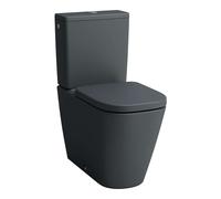 Meda cuvette au sol silent flush ss bride sh sv graphite mat 680x360x430 - LAUFEN H8241117580001