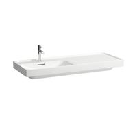 Laufen Meda lavabo 120x46 cm rectangulaire de meuble blanc brillant H8171100001091