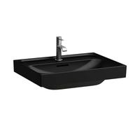 Meda lavabo mural ou à poser sur meuble noir mat 600x460x80 mm - LAUFEN H8101137161041