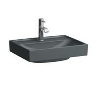 Meda lave-mains à poser sur plan face inférieure meulée graphite mat 450x350x80 - LAUFEN H8161117581041