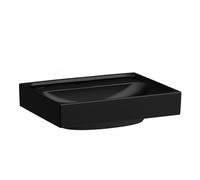 Meda lave-mains à poser sur plan face inférieure meulée noir mat 450x350x80 mm - LAUFEN H8161117161091