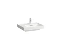 LAUFEN MEDA lavabo à poser, poncé, tablette à gauche, 600x460mm, sans trou pour robinet, sans trop-plein, H8181124001121, Couleur: Blanc avec LCC