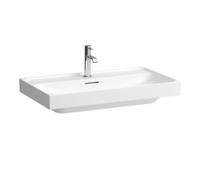 Meda lavabo mural ou à poser sur meuble blanc mat 800x460x80 mm - LAUFEN H8101177571081