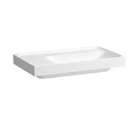 Meda lavabo mural ou à poser sur meuble tablette à gauche blanc 800x460x80 mm - LAUFEN H8171150001121