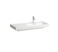 LAUFEN MEDA lavabo, encastrable, tablette à gauche, 1000x460mm, sans trou pour robinet, avec trop-plein, H8171174001091, Couleur: Blanc avec LCC