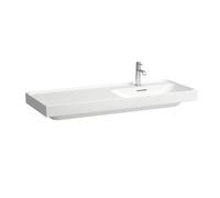 LAUFEN MEDA lavabo, encastrable, tablette à gauche, 1200x460mm, 1 trou pour robinet, avec trop-plein, H8171190001041, Couleur: Blanc