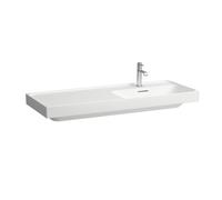 LAUFEN MEDA lavabo, encastrable, tablette à gauche, 1200x460mm, 3 trous pour robinet, sans trop-plein, H8171197571581, Couleur: Blanc Mat