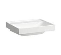 Laufen Meda lavabo H8101127571121 55x46cm, à encastrer, sans trop-plein, sans trou pour robinetterie, blanc mat