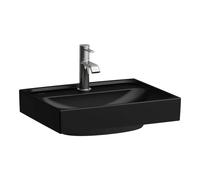 Laufen Meda - Lave-mains 5x4 cm, sans trop-plein, trou pour robinet, noir mat H8151117161111