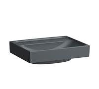 LAUFEN MEDA Lave-mains, encastrable, 450x350mm, sans trou pour robinet, avec trop-plein, H8151117581091, Couleur: Graphite mat