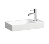 LAUFEN MEDA lave-mains, encastrable, plage de robinetterie à droite, 460x235mm, sans trou pour robinetterie, sans trop-plein, H8151137571121, Couleur: Blanc Mat