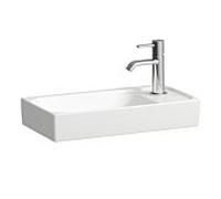 LAUFEN MEDA Lave-mains, encastrable, plage de robinetterie à droite, 460x235mm, avec trou pour robinetterie, sans trop-plein, H8151130001141, Couleur: Blanc