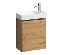 LAUFEN MEDA Meuble sous-lavabo, 1 porte SoftClose, charnières à droite, pour H815113, 437x222x515mm, H4215520112671, Couleur: ChÃªne sauvage