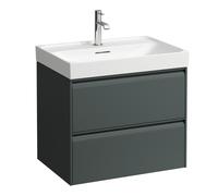 LAUFEN MEDA Meuble sous-lavabo, 2 tiroirs, système de rangement inclus, pour H810114, 636x448x515mm, H4215820112661, Couleur: Trafic gris