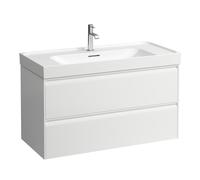 Laufen Meuble sous-lavabo Meda – 2 tiroirs, rangement inclus, 985×450×515 mm, couleur spéciale