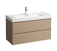 LAUFEN MEDA Meuble sous-lavabo, 2 tiroirs, système de rangement inclus, pour H810119, 984x448x515mm, H4216220114651, Couleur: Cappucino