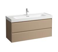 LAUFEN MEDA Meuble sous-lavabo, 2 tiroirs, système de rangement inclus, pour H814111, 1182x448x515mm, H4216320114651, Couleur: Cappucino