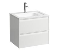 Laufen Meuble sous-lavabo Meda 600 – 2 tiroirs, rangement inclus, pour H814113 – Multicolore