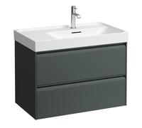 LAUFEN MEDA Meuble sous-lavabo, 2 tiroirs, système de rangement inclus, pour H817115, 784x448x515mm, H4215920112661, Couleur: Trafic gris