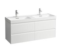 LAUFEN MEDA Meuble sous-lavabo, 4 tiroirs, système de rangement inclus, pour H814112, 1284x448x515mm, H4216440119901, Couleur: Specialcolor