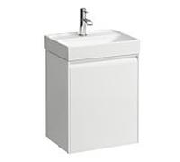 LAUFEN MEDA Meuble sous-lavabo, 1 porte SoftClose, charnières à gauche, pour H815111, 437x339x515mm, H4215410112601, Couleur: Blanc mat