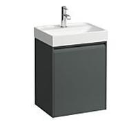 Laufen Meda meuble sous-vasque H4215420112661 43,7x51,5x33,9cm, porte 2000 , charnière à droite, gris signalisation