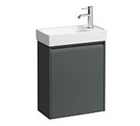 Laufen Meda meuble sous-vasque H4215520112661 43,7x51,5x22,2cm, porte 2000 , charnière à droite, gris signalisation