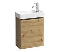 Laufen Meda meuble sous-vasque H4215520112671 43,7x51,5x22,2cm, porte 2000 , charnière à droite, chêne sauvage
