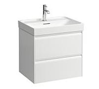LAUFEN MEDA Meuble sous-lavabo, 2 tiroirs, système de rangement inclus, pour H810113, 584x448x515mm, H4215720112601, Couleur: Blanc mat