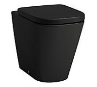 LAUFEN MEDA WC au sol, sans rebord, Silent Flush, 360x540mm, chasse deau basse, H8231117160001, Couleur: Noir Mat