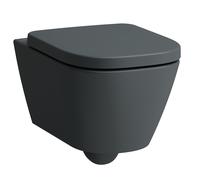 Laufen Meda - WC suspendu, Rimless, graphite mat H8201107580001