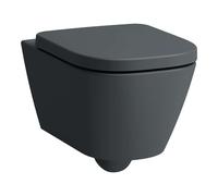 Laufen Meda - WC suspendu, Rimless, graphite mat H8201107580001