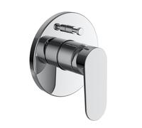Neja mitigeur bain-douche encastré avec inverseur chromé - LAUFEN H3215160040001