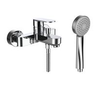 LAUFEN NEJA Mitigeur de bain, apparent, saillie 160mm, avec accessoires, chromé, H3215170041311