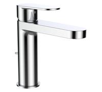 LAUFEN NEJA Mitigeur de lavabo, avec soupape découlement, saillie 132mm, chromé, H3115110041211