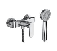 Neja mitigeur de douche avec garniture de douche chromé - LAUFEN H3315170041311