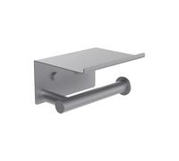 Niara porte-papier toilette avec couvercle pvd couleur inox 159x112x88 mm - LAUFEN H3840621610031