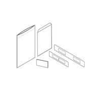 LAUFEN NIARA, NIARA S Kit de collage pour patères, anneaux porte-serviettes et porte-papier toilette, H3800610000021,
