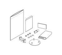 LAUFEN NIARA, NIARA S Kit de collage pour patères, anneaux porte-serviettes et porte-papier toilette, H3800610000001,