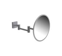 Niara s miroir mural avec verre grossissant pvd couleur inox 200x317x200 mm - LAUFEN H3860711610001