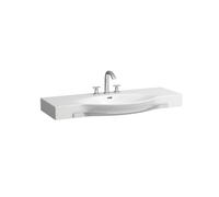 LAUFEN PALACE Lavabo, avec porte-serviettes, 1 trou pour robinet, avec trop-plein, coupant des deux côtés, 1200x510mm, H8127040001471