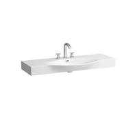 LAUFEN PALACE Lavabo pour meuble, coupant des deux côtés, 1 trou pour robinet, avec trop-plein, 1200x510mm, H8117040001471