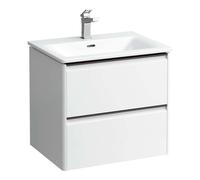 Laufen Palace - Meuble avec lavabo, 53x58x44 cm, 2 tiroirs, blanc mat H8617022601041