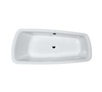 LAUFEN Baignoire Palomba à encastrer 1800x800x455 blanc, bord de baignoire 80mm, H2438000000001