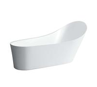 Laufen Palomba Collection - Baignoire îlot 180x90 cm, avec éclairage LED et capteur, blanc H2458020006151