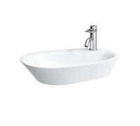 Laufen Palomba Collection - Lavabo 60x40 cm, sans trop-plein, trou pour robinetterie, blanc H8168030001111